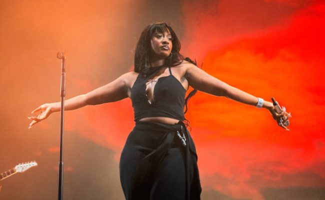 LUTON, ENGLAND - MAY 25: Tems performs at BBC Radio 1's Big Weekend 2024 on May 25, 2024 in Luton, England. (Photo by Joseph Okpako/WireImage)